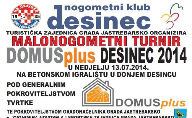 5. Malonogometni turnir Desinec 2014