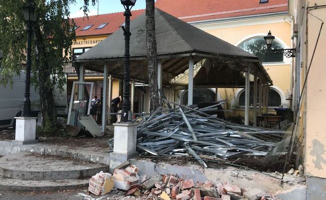 Sanacija gradskog paviljona, bivše gradske kavane